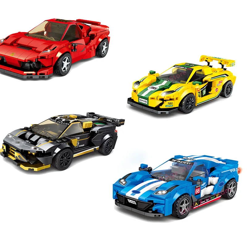 

Technic Speed Champion Building blocks bricks race GT Supercar GTR P1 Car Model Creator Toy For Children Gift