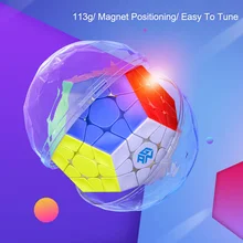 GAN Megaminx cubo magnético sin pegatina, rompecabezas de velocidad Twisty, cubos mágicos profesionales, juguetes educativos para niños, regalo