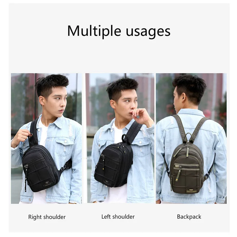male mini backpack