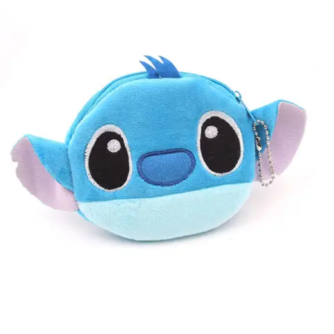 10PCS Lilo Stitch Plush Coin Purse Kawaii Bag Kids Happy Birthday Party Favor Gift Stitch Present 2