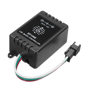 

New Mini 9 Keys Music LED Pixel Wireless Controller for SMD WS2811 WS2812B WS2813 LED Strip Light with DC Male Wire DC5V-12V