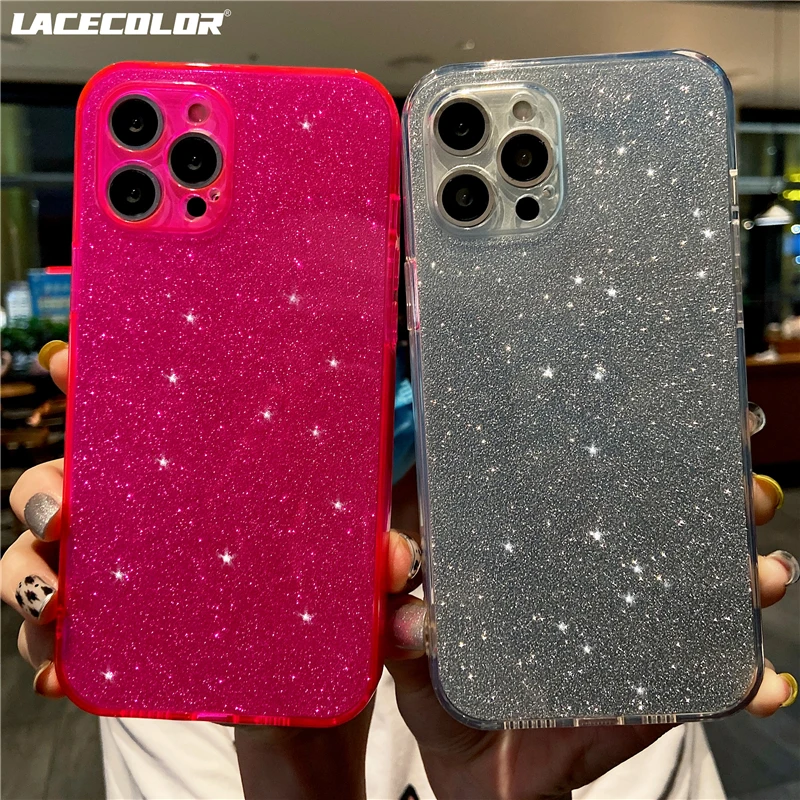 Radiant Glitter Shockproof Phone Case - Bright Slim TPU Cover