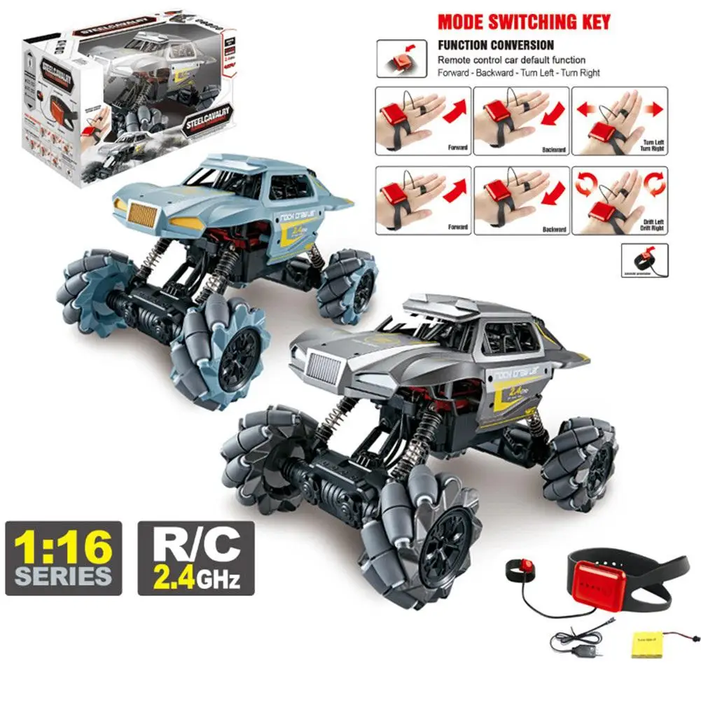 

1:16 4CH Remote Control Car Stunt Car Gesture Induction Twisting Off-Road Vehicle Drift Climbing Kids RC Car Toy Gift