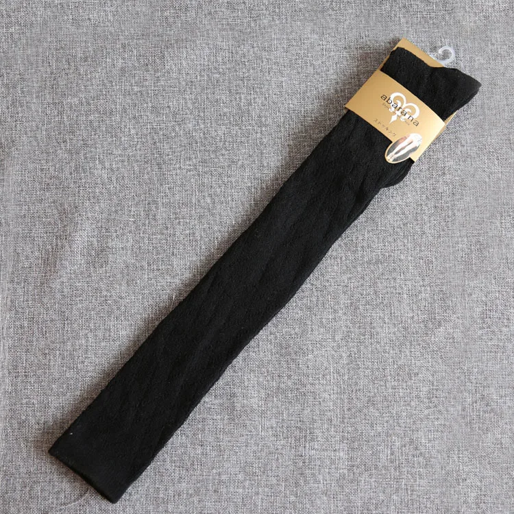 WA2240 Japanese sweet mesh pure cotton socks fashion sexy hollow breathable solid color women's thigh high socks - Цвет: WA2240