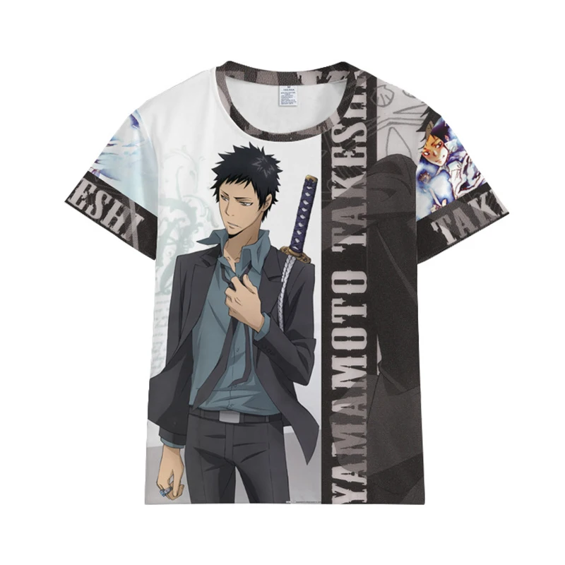 Katekyo хитман новорожденный Sawada Tsunayoshi кёя Хибари Ямамото Такеши футболка косплей