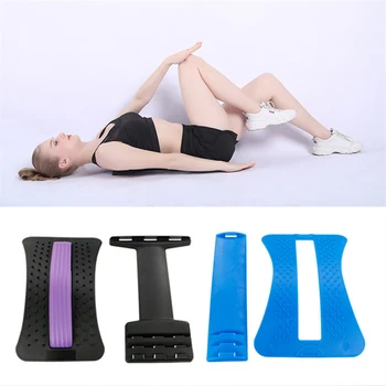 

1Pcs Back Extension Lumbar Stretcher Postures Back Lower Back Massager Concealer Posture Corrector For Back And Stomach Spine