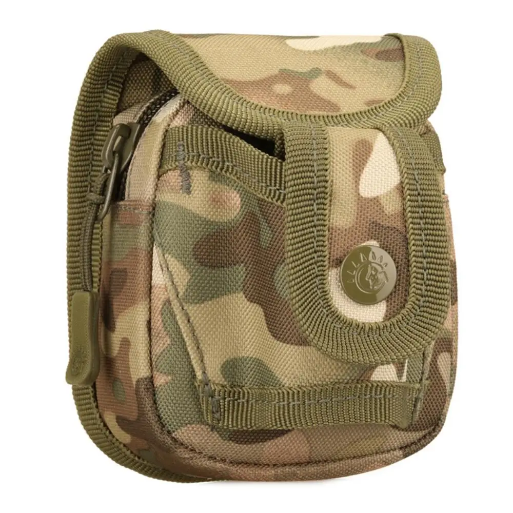 1PC City Jogging Bags Sport Bags Steel Ball Nylon Slingshot Bag Back Through Belt Durable 12cm Outdoor