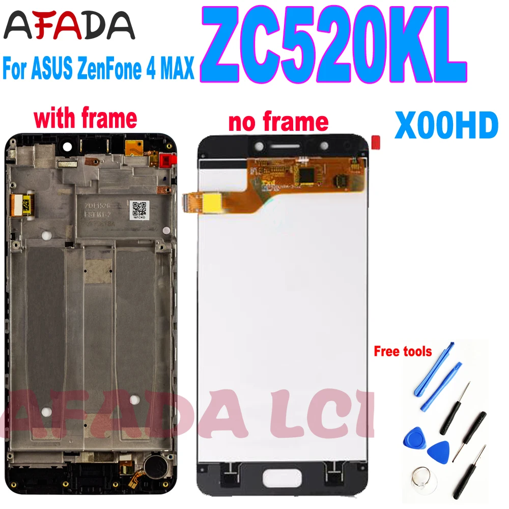 Original For Asus Zenfone 4 Max Zc520kl X00hd Lcd Display Touch Screen Digitizer Assembly Frame Replacement Mobile Phone Lcd Screens Aliexpress