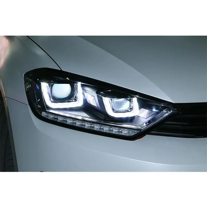 Luces Para автомобильные аксессуары Led Drl Автомобильные дневные ходовые фары автомобильные фары в сборе 17 18 для Volkswagen Golf-Sportsvan
