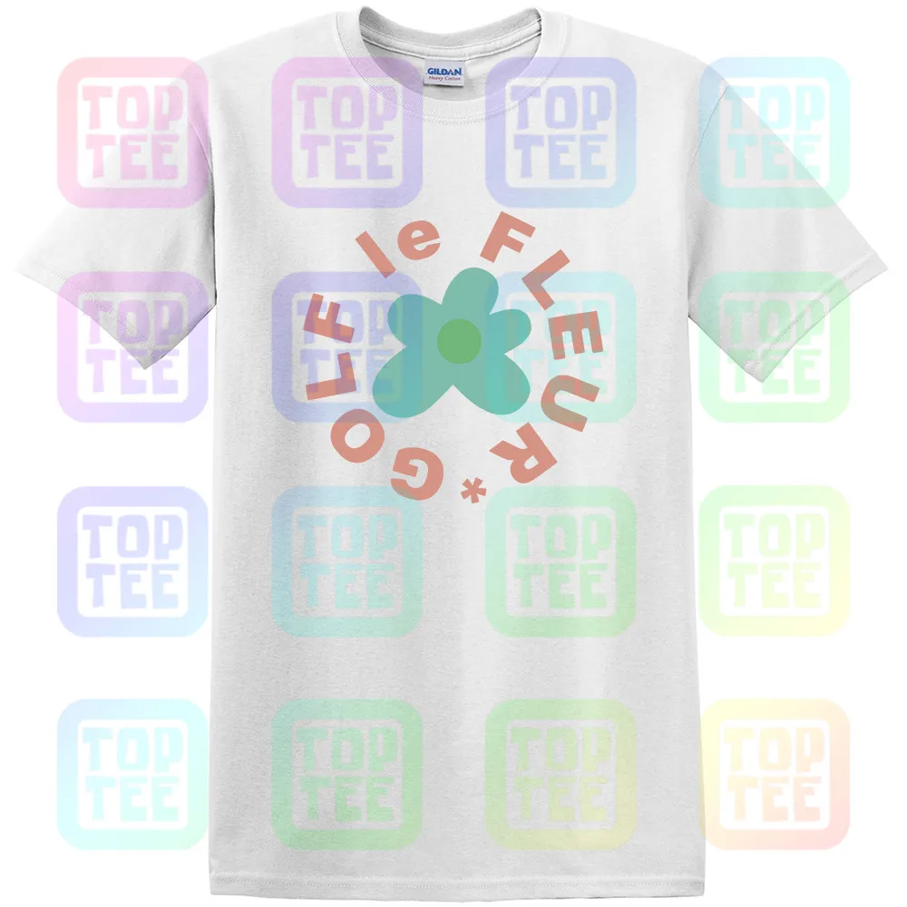

Streetwear Golf Wang Le Fleur T-Shirt, White, Size L Unisex Size S-3XL
