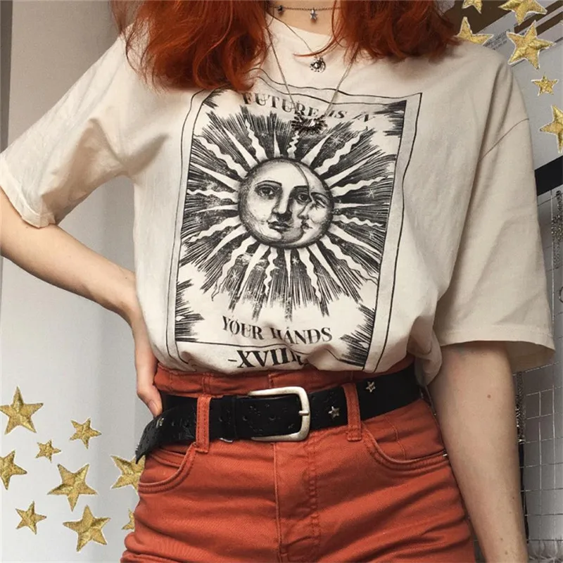 

Print T Shirt Women Summer Top Short Sleeve Tee 2020 New Loose T-shirt Female Oversize Tops Tee For Women Streetwear
