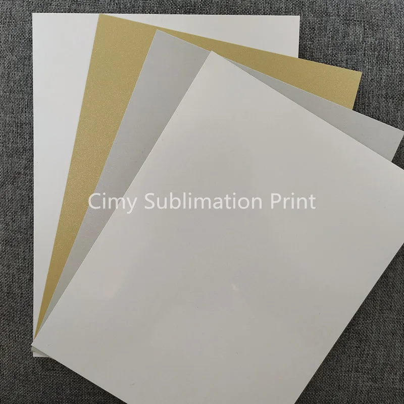 Sublimação Metal Plate Folha de Alumínio Impressão do Cartão de Nome Transferência de Tinta Sublimação Artesanato Faça Você Mesmo 150*100*0.7 mm 40 Folhas em Branco - Imagem 5