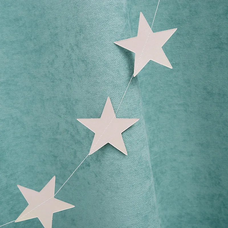 Piccolo Pentagramma Di Carta Appeso Matrimonio Stamina Banner Decorazione Di Compleanno String Streamer Forniture Per Feste