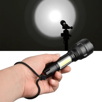 

Super Bright COB LED Flashlight Portable Torch LED Flashlight Outdoor Light LED Flashlight Flashlight 18650 Mini Flashlight