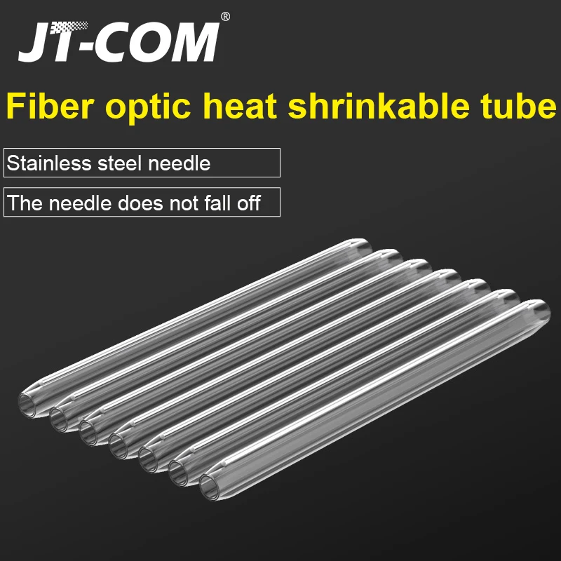 Fiber Optic Fusion Protection Splice Sleeves 60MM Heat Shrink Tube Optical Hot Melt Tube High Shrink Ratio Cable Protective 100pcs fiber ribbon splice sleeves with single or double ceramic optic fiber fusion protection tube heat shrink tube