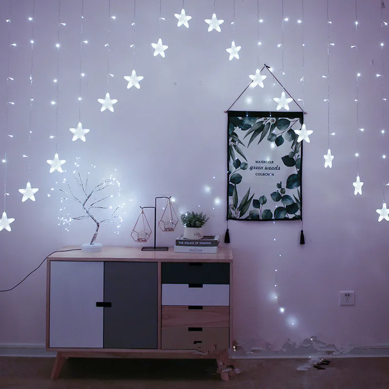 Christmas Decoration for Home Curtain Light String Christmas Ornament New Year Navidad Decoraciones Para El Hogar Natal