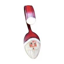 Santa Ornament trwałe mocne mocne i staroświeckie ozdoby świąteczne dekoracja na choinkę w kształcie twarzy tanie tanio CN (pochodzenie)