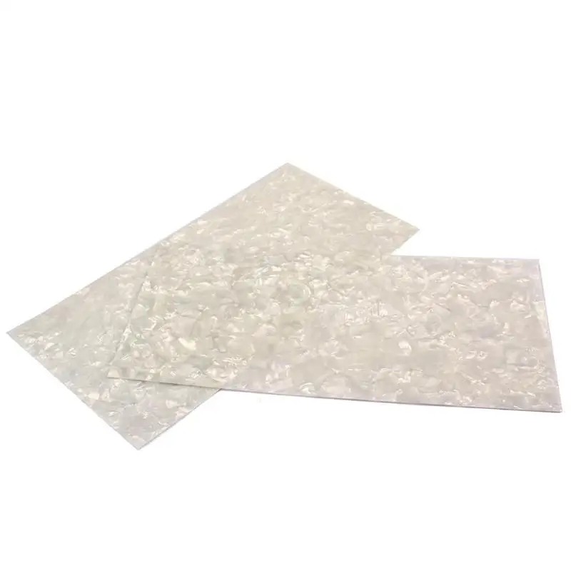 2 шт. лист Целлулоида виниры для гитары перламутровый DIY декоративный головной