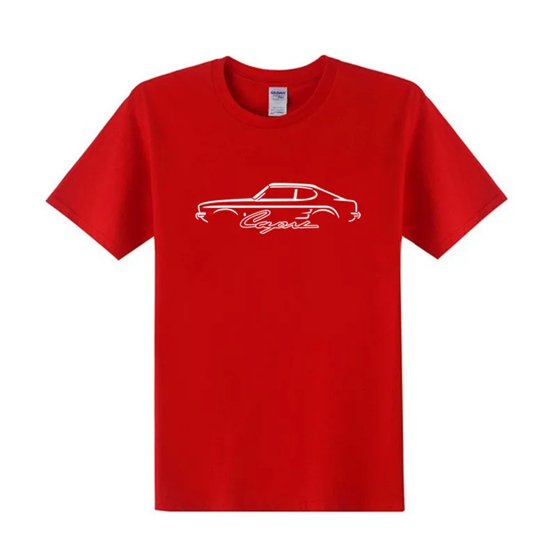Мужские футболки из хлопка футболка с принтом летняя футболка в стиле ретро Ford Capri MK 1 INSPIRED CLASSIC CAR футболка с короткими рукавами