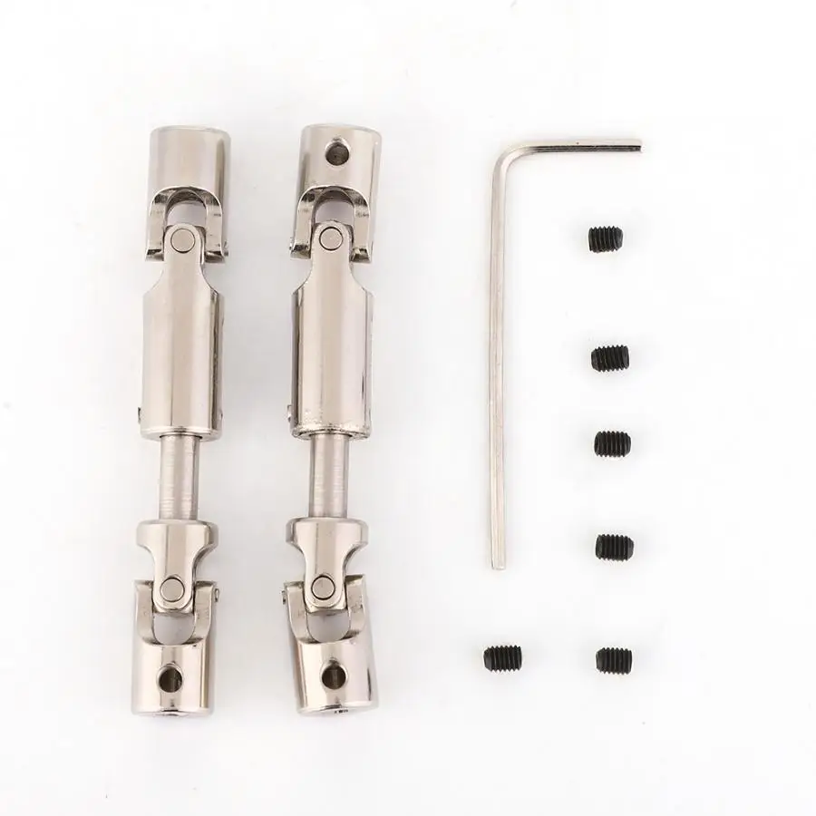 

2pcs 57-70mm Universal Metal Drive Shaft RC Car Replacement Accessories for MN-35/MN-66/B-14/B-24 RC Model Car