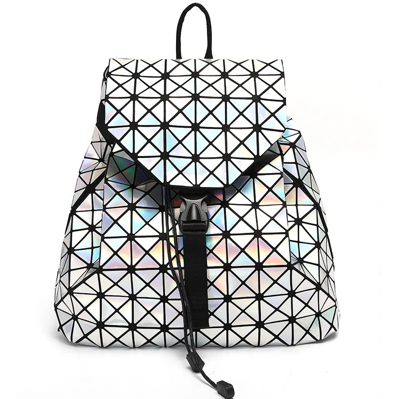 2020 женский лазерный рюкзак для девочек подростков Складные рюкзаки с завязками