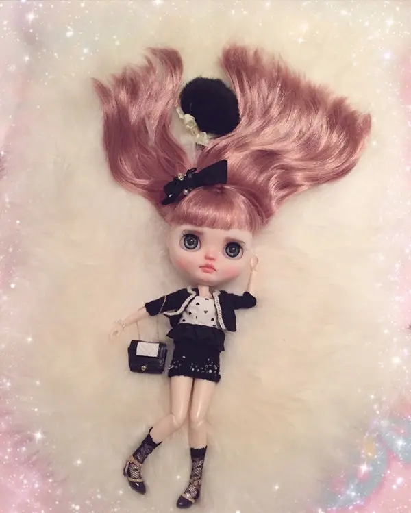 Blyth shoes OB24 туфли с заклепками на высоком каблуке для blythe JerryB Azone MMK OB24 кукольные туфли кукольные аксессуары