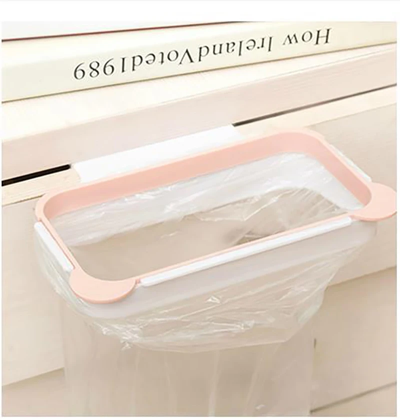 

Kitchen Rubbish Bag Storage Racks Garbage Stand Can Holder Hanging Kitchen Cabinet Home Towel Hanging Container Racks