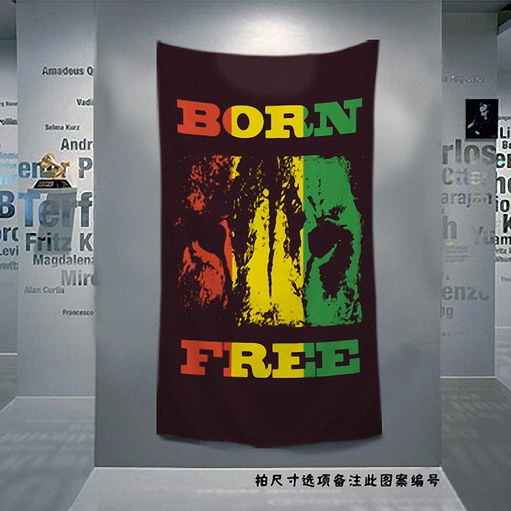 Hip HopRockThrash Metal Reggae Music Gig Poster Large Flag Curtain Banner Canvas painting Tapestry Print Cloth Art Room Decor | Дом и сад