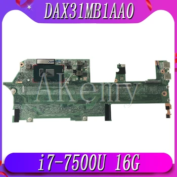 شراءلوحة أم للكمبيوتر المحمول For HP Spece X360 13-AC مع SR341 I7-7500u ذاكرة الوصول العشوائي 16GB DAX31MB1AA0 اللوحة الرئيسية 100% تم اختبارها بسرعة الشحن