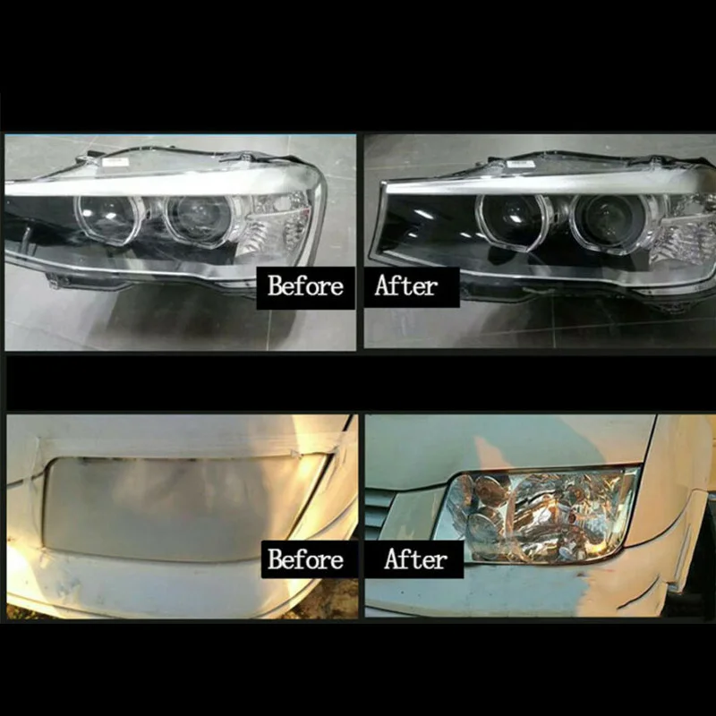  Car Headlight Restorer Repair Restoration Steam Polishing Chemical Tool Cleaner Headlight Refurbish