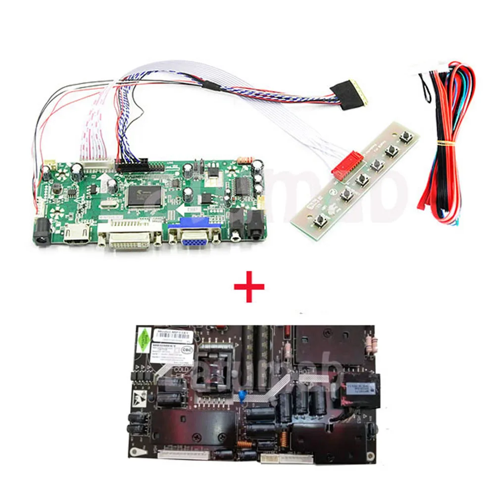 Плата контроллера HDMI + DVI VGA LCD комплект адаптера питания для 1920x1200 LM240WU2