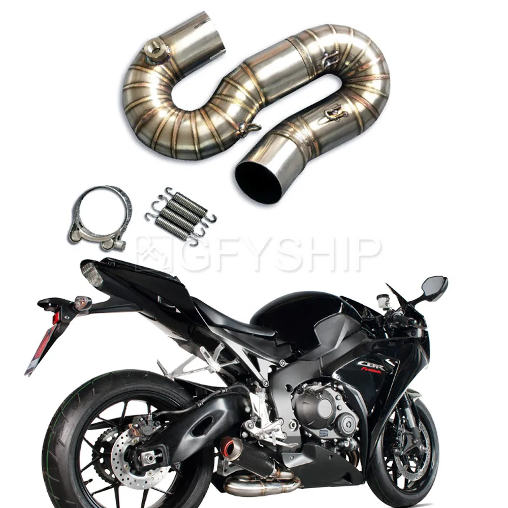 Выхлопная труба мотоцикла среднего звена для Honda CBR1000RR CBR1000 RR CBR 1000 R 2008- 2012 выхлопная система мотоцикла