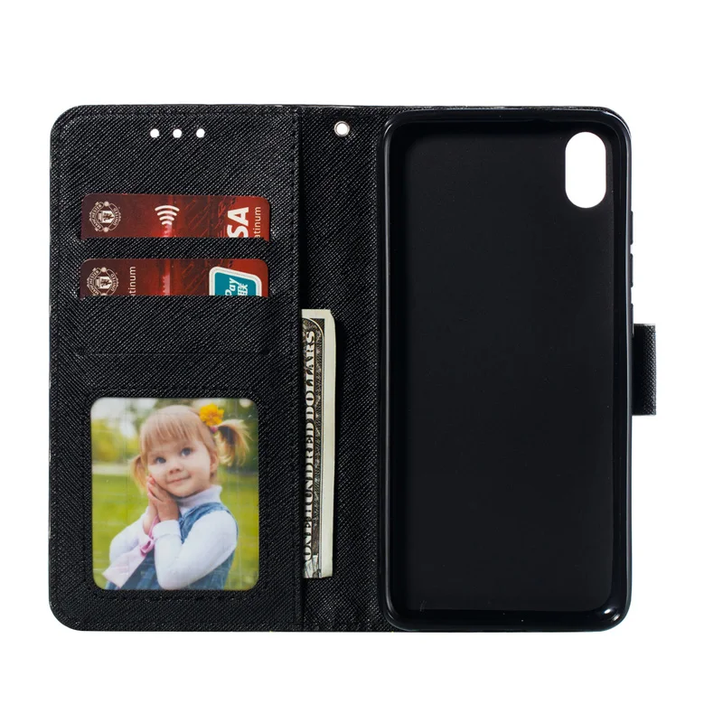 3D Relief Cover Redmi 7 Wallet Case For Xiaomi Redmi NOTE 7 PRO Cases Flip Leather Bag Redmi 7A Book Case