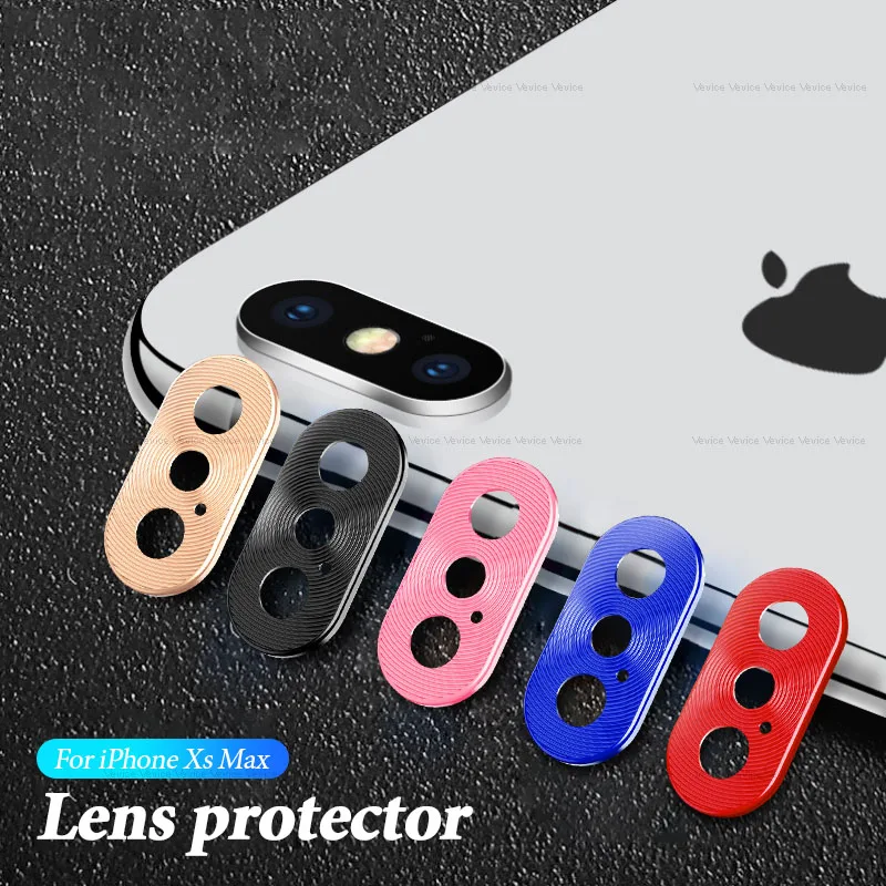 

Camera Lens Protective Ring Case For iPhone Xs Max XR X 7 8 Plus Metal Camera Protector Cases For iPhone 7 8 10 Xsmax Xr Cover