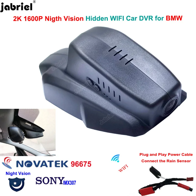 2k 1600p Wifi Car Dvr Dash Cam Camera For Bmw 2 Series F22 F23 F44 F45 F46 For Bmw 218i 220i