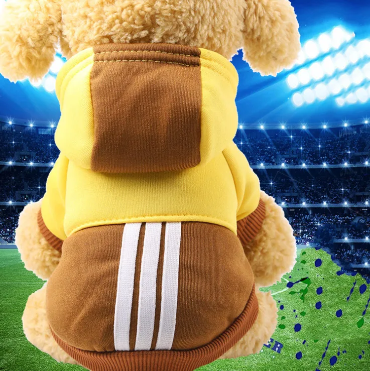 Yellow 1 Pcs Зимняя мягкая толстовка с капюшоном, одежда для чихуахуа, теплая одежда для собак, зимняя одежда для собак для маленьких чихуахуа, Йоркского пальто, одежда для собак - Цвет: Yellow 1 Pcs