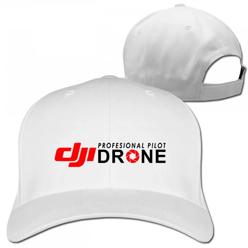 DJI Профессиональный пилот Дрон бейсбольная кепка Мужчины Женщины Дальнобойщик шляпы Мода Регулируемая Кепка - Color: 1-White
