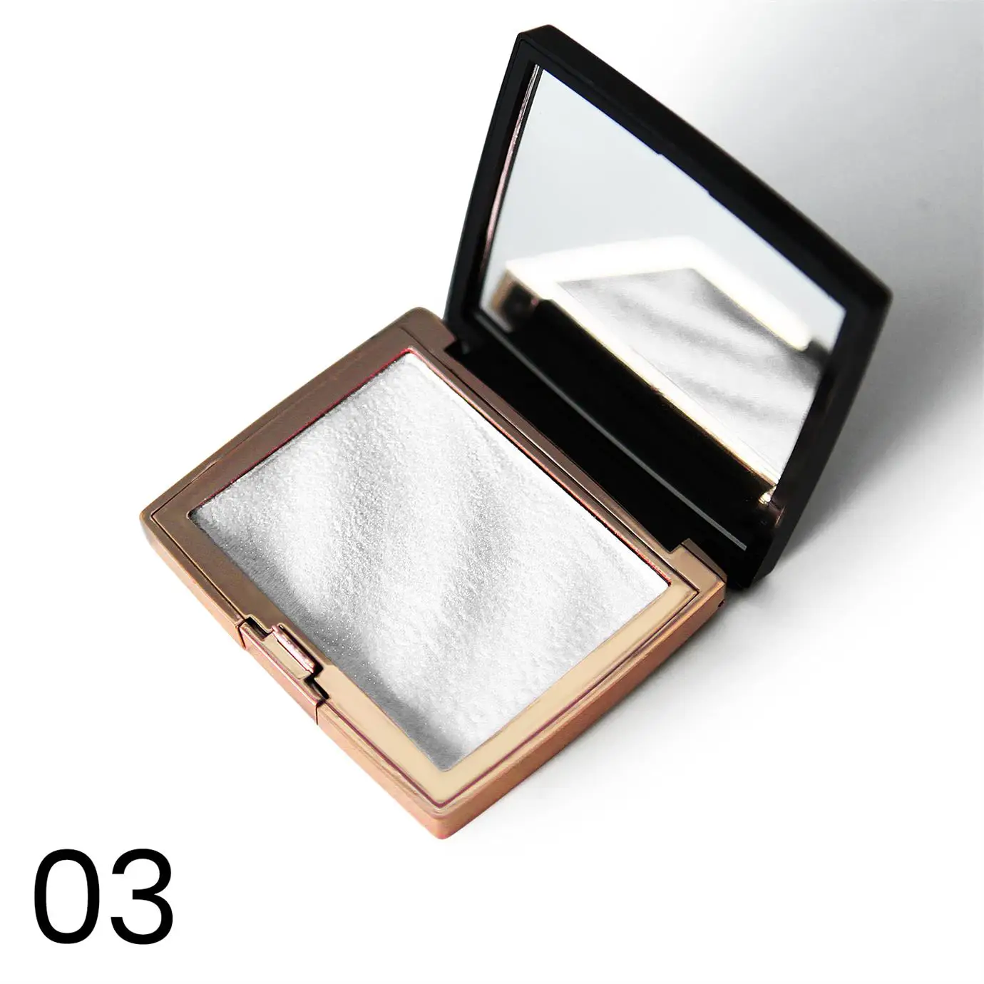 3 цвета Блестящий хайлайтер палитра голографическая мерцающая пудра для лица и