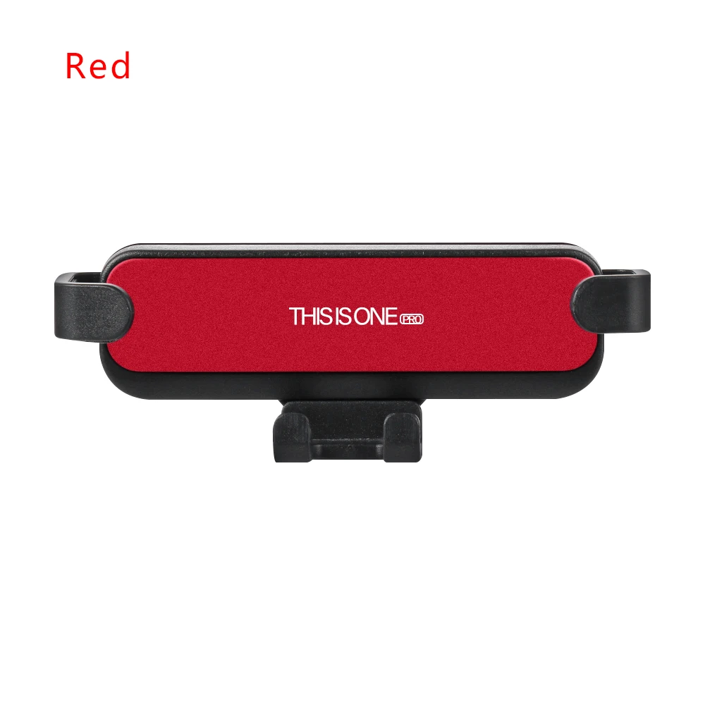 style1 red Универсальный автомобильный держатель для телефона для iPhone X XS Max samsung huawei держатель на вентиляционное отверстие автомобиля металлический гравитационный держатель для мобильного телефона - Цвет: style1 red