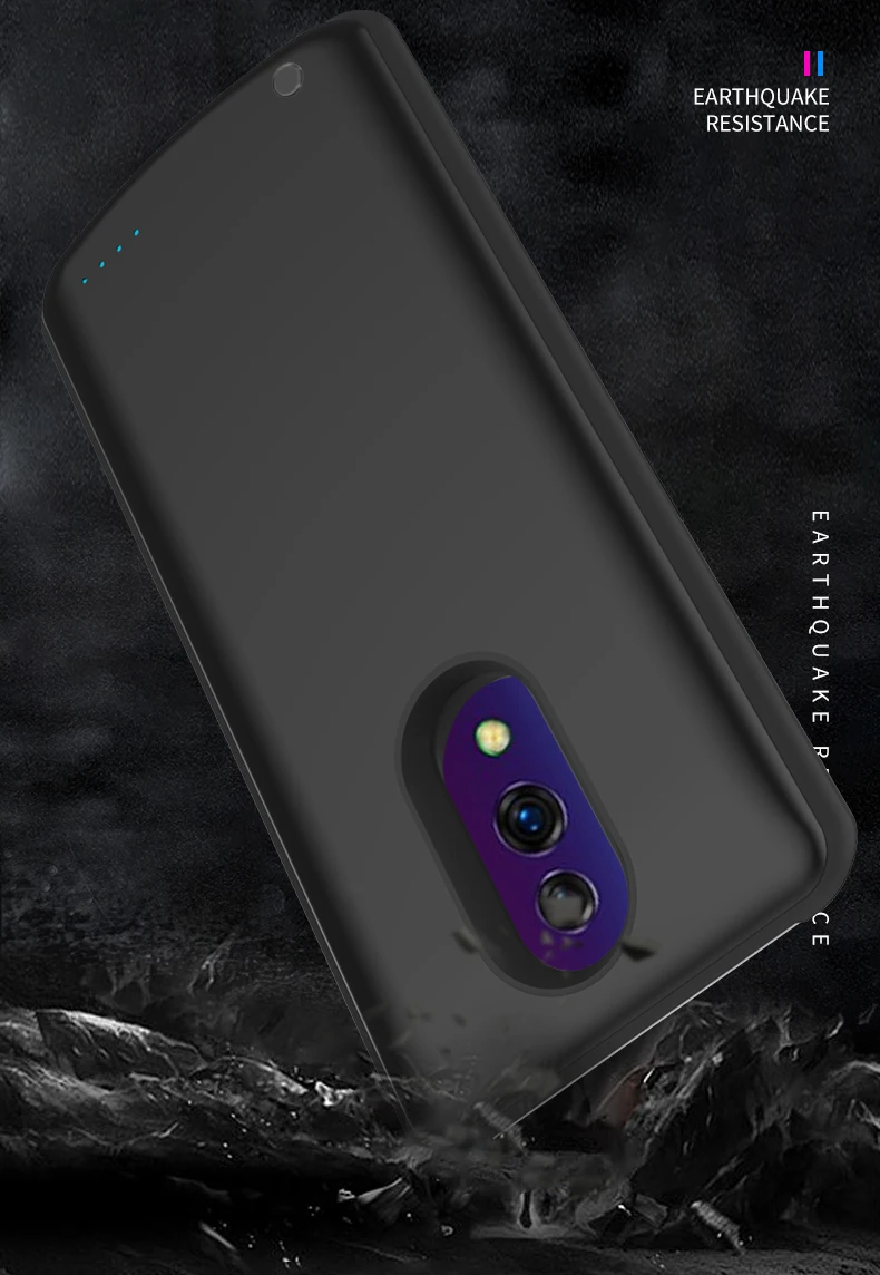 Для OPPO Realme X ударопрочный Silm 5000 мАч зарядное устройство чехол для OPPO K3 чехол для блока питания Зарядка задняя крышка Капа Funda