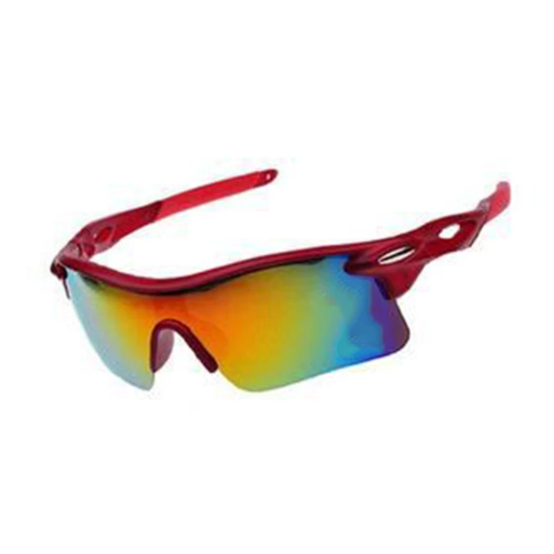 Велосипедные очки, уличные спортивные солнцезащитные очки для женщин и мужчин, взрывозащищенные и ветрозащитные цветные очки с оправой UV400 - Цвет: Cycling glasses 05