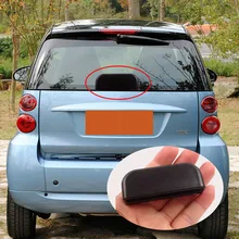 Plástico abs caixa maçaneta da porta decorativa etiqueta do carro adequado para smart fortwo 451 tronco guarnição modificação acessórios carro