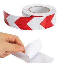 

5cmx10m/Roll Reflective Tape Stickers Warning Sign Film For Truck