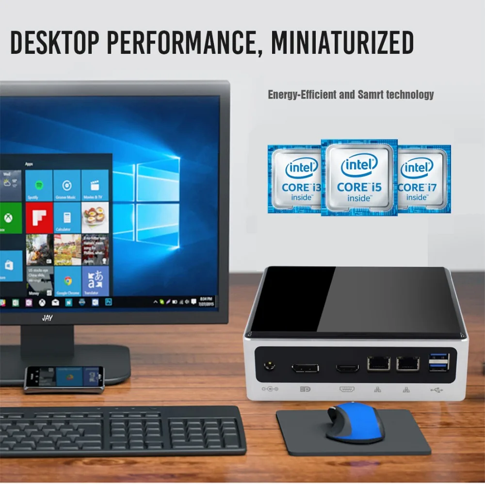 10th Gen ITX Mini PC with Intel Core I7 10610U, 8559U, I5 10210U, 8259U, M.2 NVME SSD, PCIE Wifi, Type-C – Compact Computer with I3 7020U and SD Card Slot Description Image.This Product Can Be Found With The Tag Names Barebone Mini PC, Computer Office, Mini pc