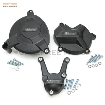 

Black Motorcycles Secondary Engine Protection Cover Set Case for GB Racing for BMW S1000RR S1000R HP4 2009-2016