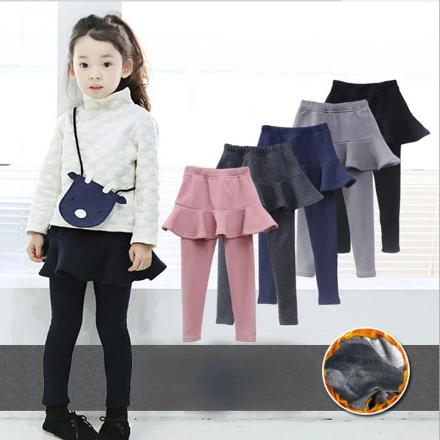 Girls Leggings Winter Korean Style Thick Pants Cartoon Children Trousers Little  Girls Warm Leggings Kids Long Pants 3-12 Years - AliExpress