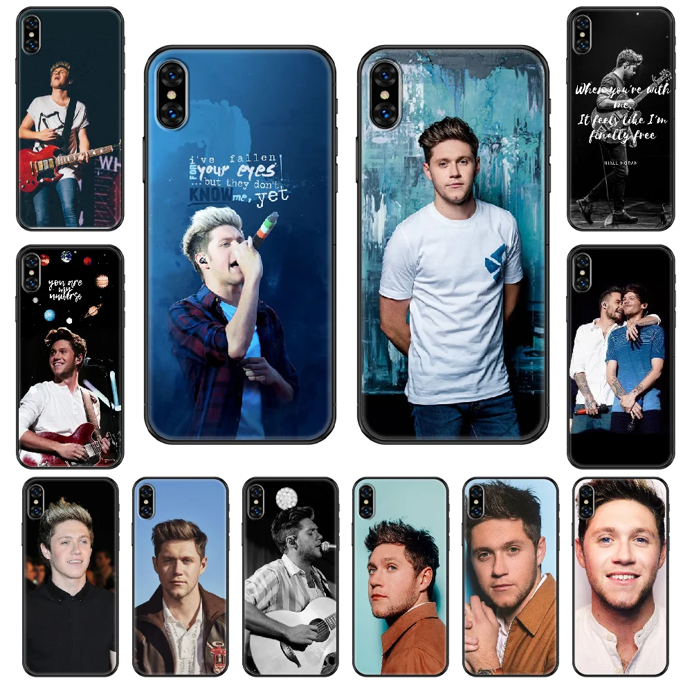 One Direction Niall Horan мужской чехол для телефона iphone 4 4s 5 5S SE 5C 6 6S 7 8 plus X XS XR 11 PRO MAX 2020 black pretty