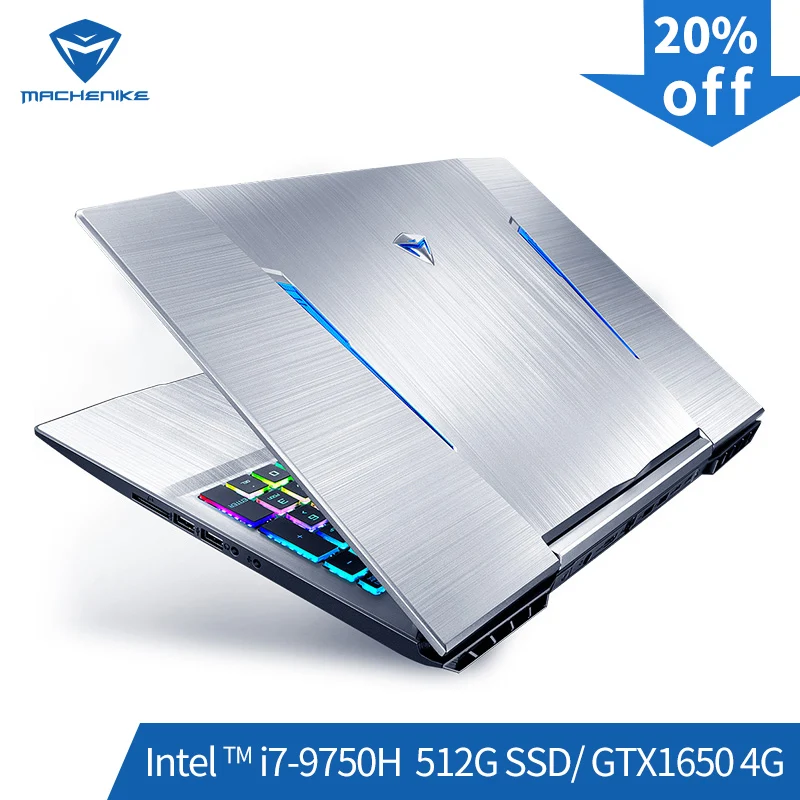 Скидка Игровой ноутбук Machenike T90 TB1 (Intel Core i7 9750H + GTX 1650 8GB ram 512G SSD 15,6 ) игровой ноутбук