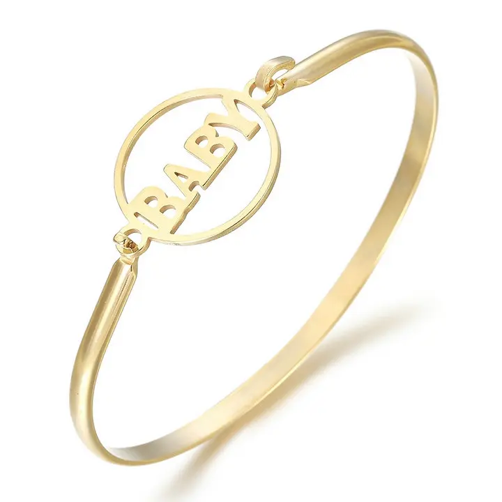 Bangle bracelet 3 Простые браслеты из нержавеющей стали Бесконечная любовь браслет вечная любовь кулон браслет счастливые браслеты дружбы - Окраска металла: Bangle bracelet 3