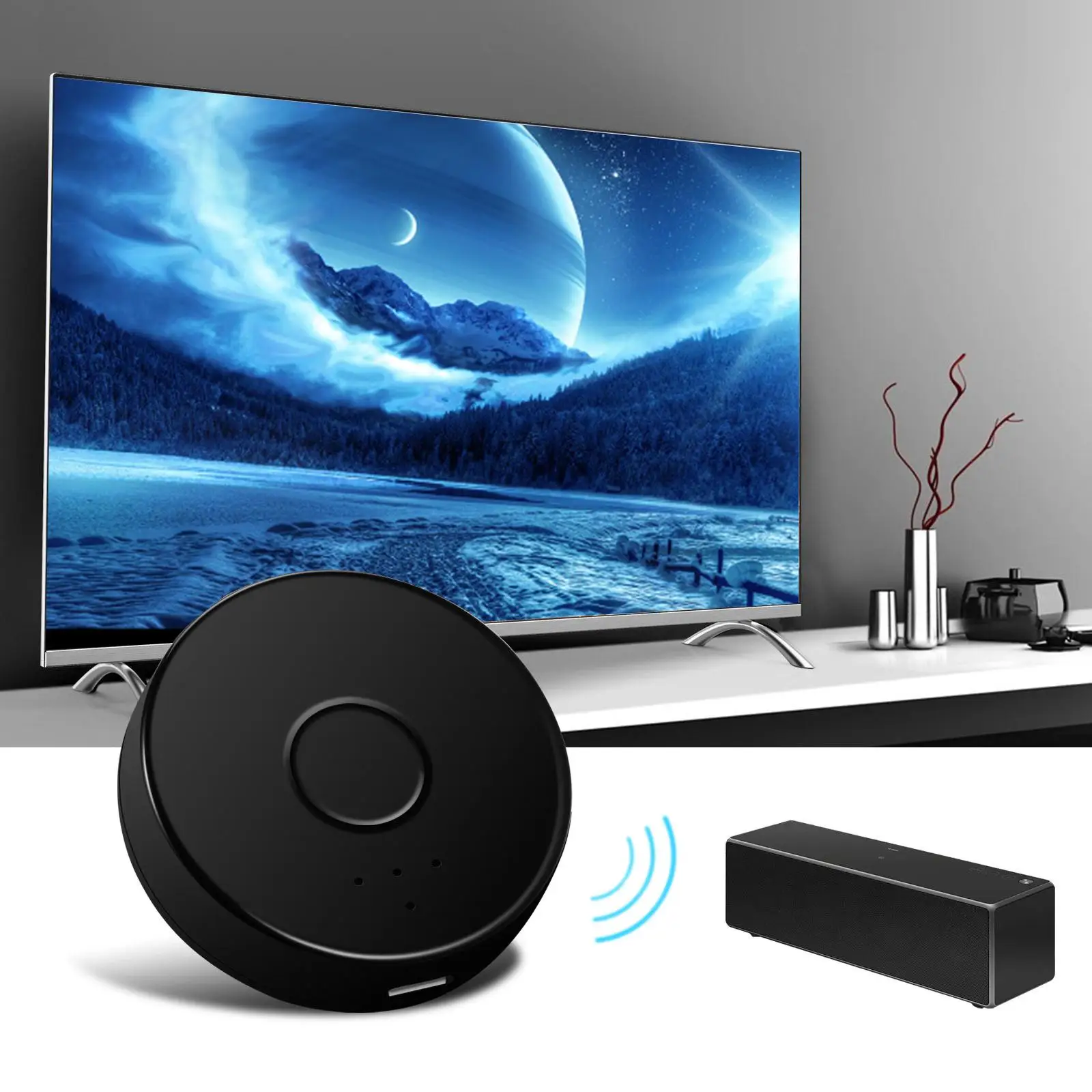 Беспроводной Bluetooth стерео преобразователь звука адаптер для ноутбука ТВ DVD